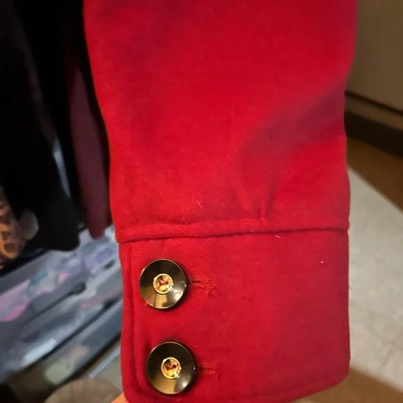 George Women's Red Double-Breasted Jacket - Picture 2 of 7